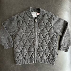 Zara baby boy quilted cardigan/jacket